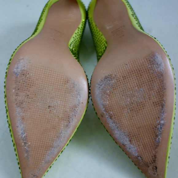 Schutz Lou Lime Green Crystal Pump - Picture 6 of 8